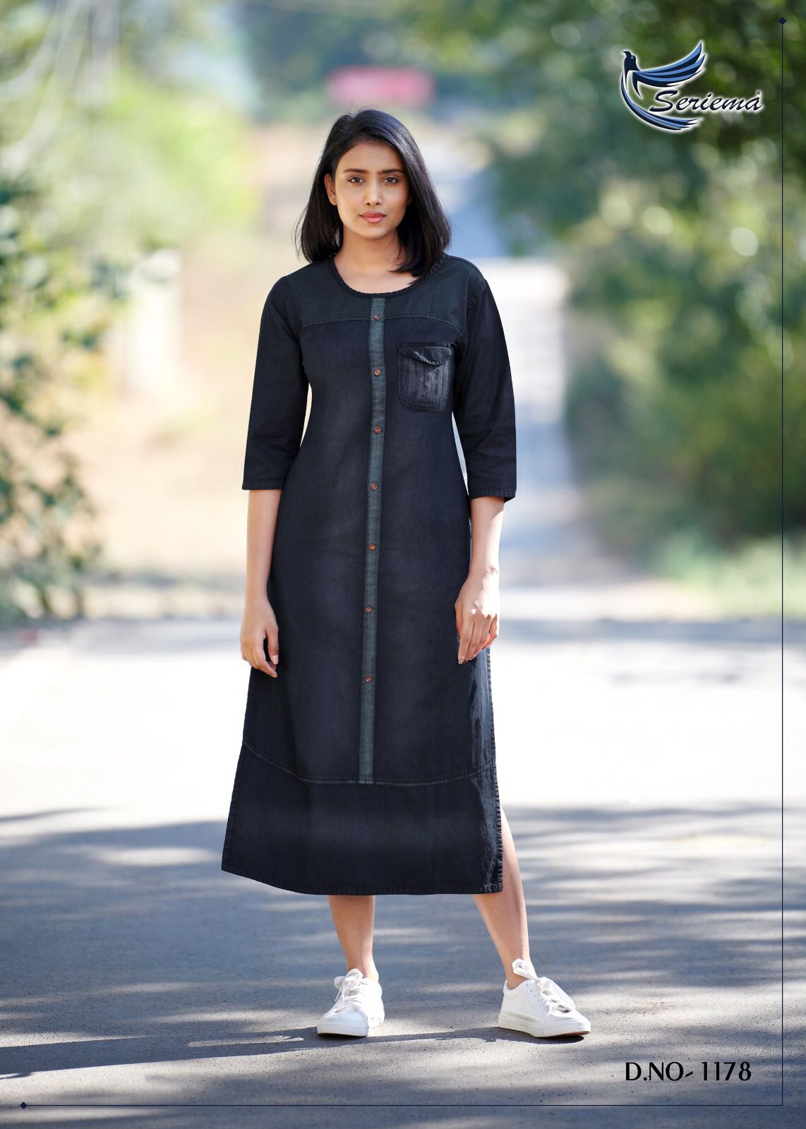 Seriema Kumb Capture 4 Denim Wholesale Party Wear Kurtis